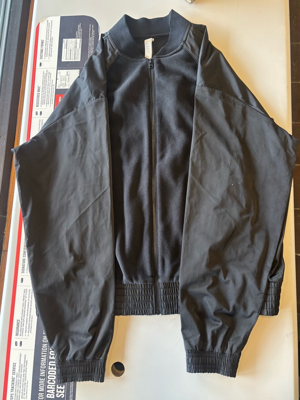 Athleta Black Bomber Jacket - Picture 2 of 5